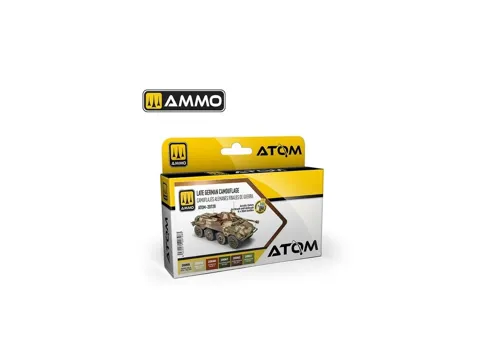 AMMO Mig ATOM-20728 sada barev pozdní německá kamufláž (6× 20 ml)