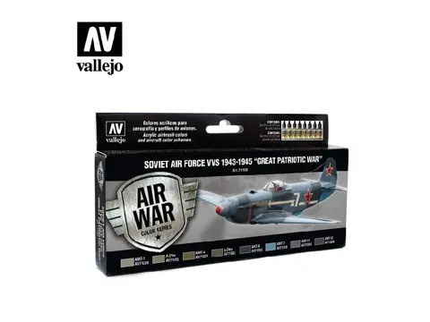Vallejo Model Air 71198 sovětská sada 1943–1945 Velká vlastenecká válka (8 ks)